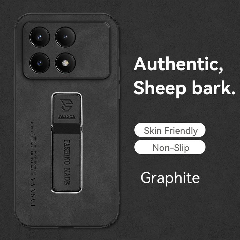 Etui na Pocco F 6 Pro Magnetyczny Uchwyt Samochodowy Etui na Telefon Dla Xiaomi Poco F6 Pro 5G Poko Little F6Pro Wstrząsoodporna Skórzana Tylna Pokrywa