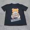 Moschino Couture Shirt Mens Small Black Teddy Bear Graphic Logo Designer