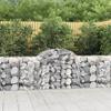 VidaXL Gabion Basket, Gabion Cage, Gabion Wall, Stone Basket, Gabion for Stone Garden Patio Outdoor, 153494