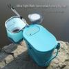Multi-functional Portable Fishing Bucket: Thickened Seatable Box for Lure Storage and Live Catch.