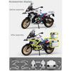 1/9 BMW R1250GS Alloy Diecast Scale Motorcycles Model Off Road Autocycle with Lighting Collection  Decoration Children Toy Gift