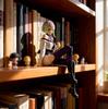 PVC Cyberpunk: Edgerunners Anime Figuren - Lucy & Rebecca Sitzende Posen | Street Samurai Schreibtischmodell Spielzeugsets, Fan-Sammlung