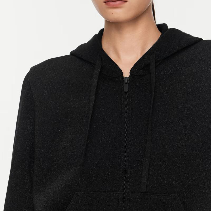 JNBY Women's Full-Zip Hooded Sweatshirt