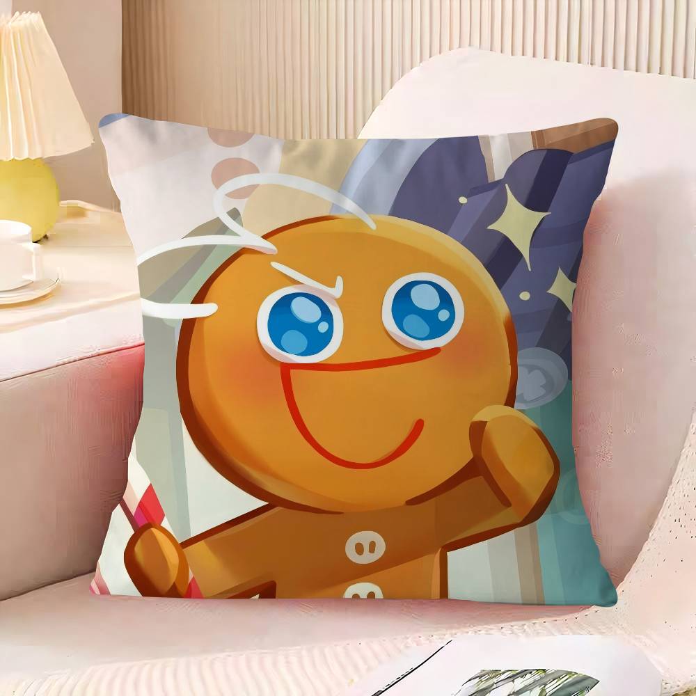 C-Cookie R-Run K-Kingdom Pillow Cover Sofa Cushion Cover Home Room Decoration Children Gift