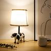 Mini Table Lamp Night Light Cute Gift Bedside Decorative Ornament White for Office Cabinet