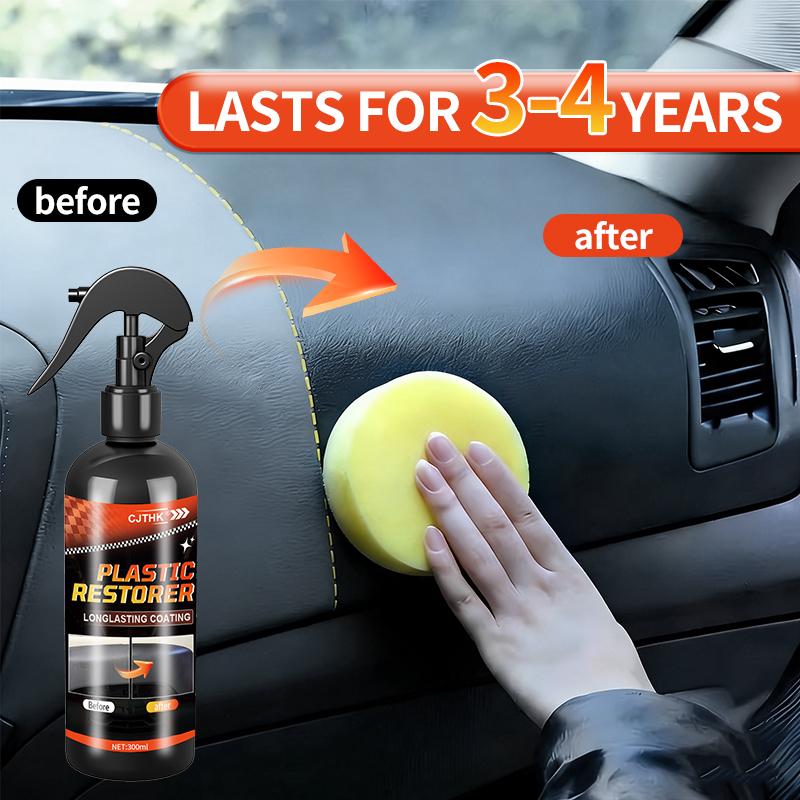 Car Plastic Restorer Back To Black Gloss Plastic Renovator Longlasting Coating Leather Restore Auto Polish Cleaning Products