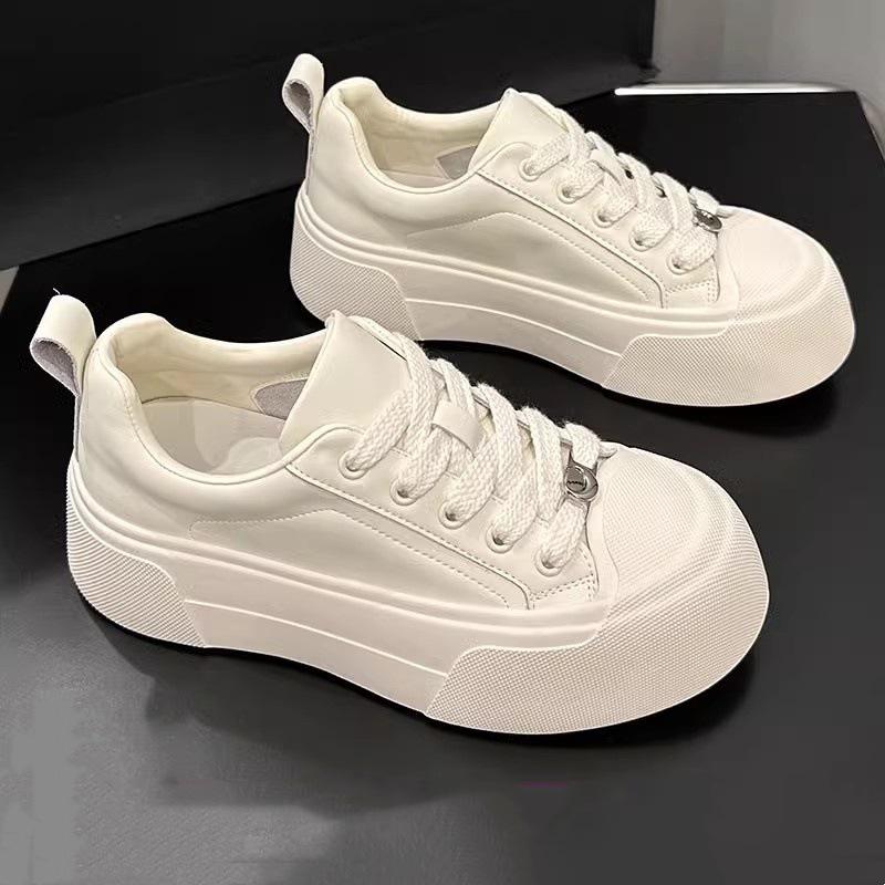 

Новая Универсальная Женская Обувь Толстая Подошва Бисквитный Пирог Бестселлеры Повседневные Спортивные Кроссовки 40 белый