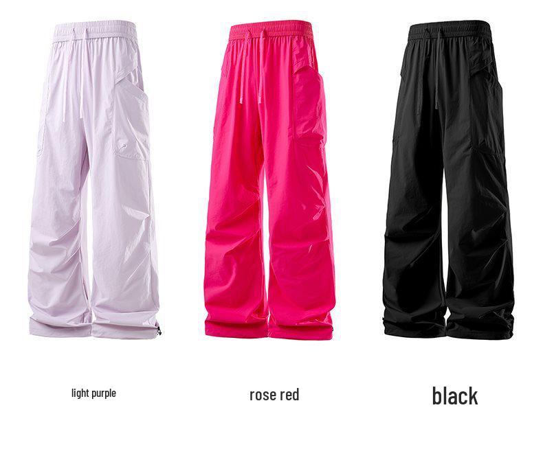 Unisex UPF50+ Ice Silk Sun Protection Quick-Dry Pants for Summer Hiking