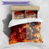 Set Lenzuola Stampato Nottingham Forest Football 3 Pezzi, Comodo Set Copripiumino per Camera da Letto Amico della Pelle