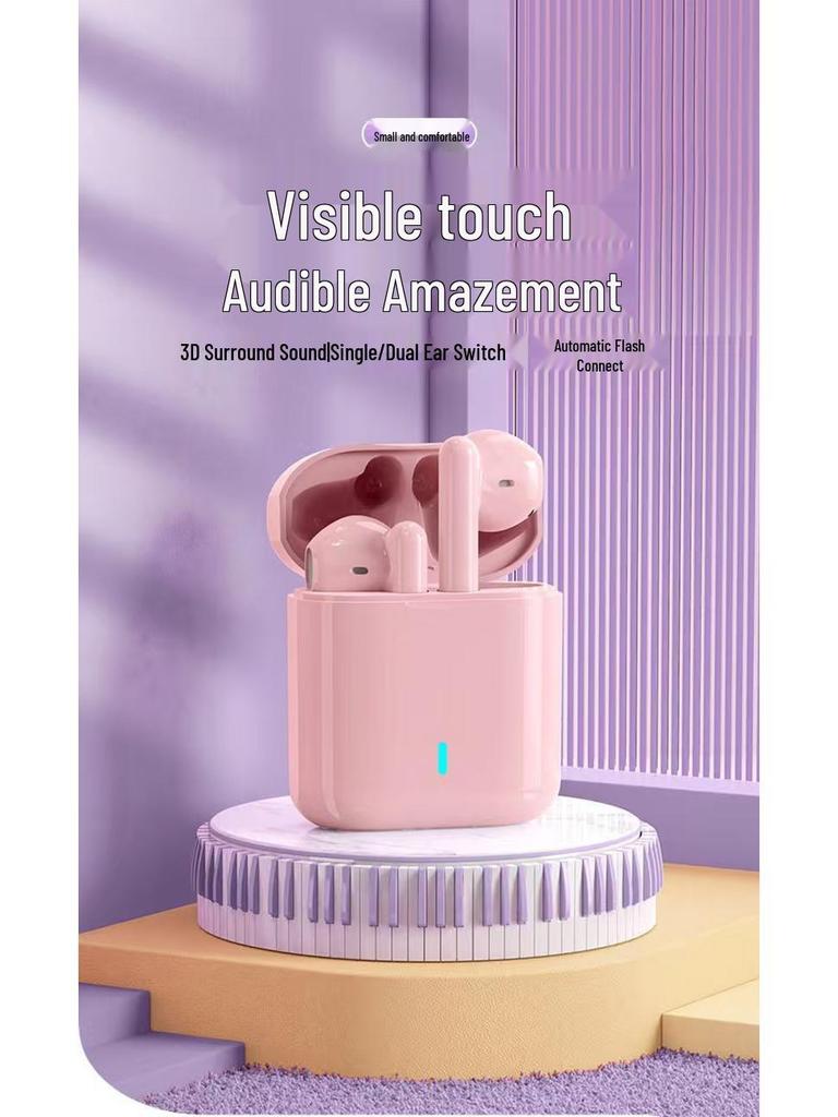 Macaron Bluetooth Earphones: Stereo In-ear, Noise Cancelling, Comfortable Fit