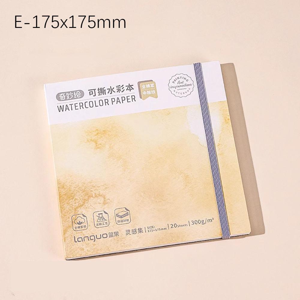 Inspiration Record Paint Book Tearable Draw Book High-quality Watercolor Book