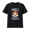Beware Of Pitbulls They Will Steal Your HearT T Shirt Funny Pit Bull For Fur Moms And Dads Dog Lover Pitbull Owner Vintage