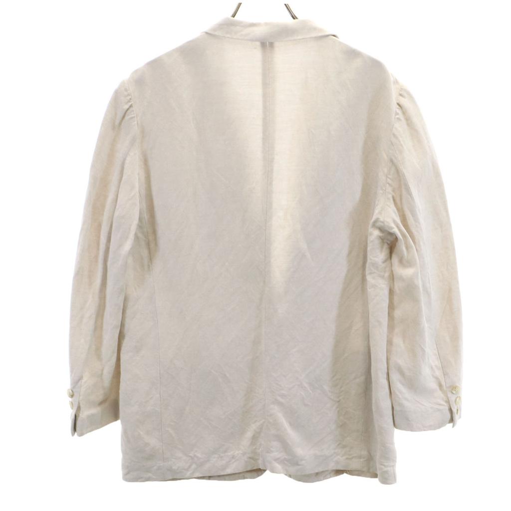 Brooks Brothers Linen Blend tailored jacket 11AR beige Women Used