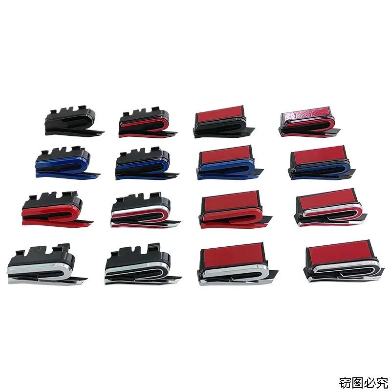 6x2.5cm ABS Car Front Grille Badge for Volkswagen VW RLine Emblem SR32 SR36 Amarok GOLF JETTA PASSAT Polo TOUAREG Tiguan T-ROC