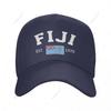 Unisex Baseball Cap FIJI EST Independence Day Wild Sun Shade Peaked Adjustable Outdoor Caps for Unisex Women