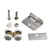 Sliding Door Copper Fourwheel Hanging Pulley Roller with Nylon Bearings for Shower Room Glass and Cabinet Doors