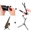 Xtahdge Carry Bag and Foldable Portable Tenor Saxophone Stand Saxophone Floor Stand Holder Stainless Steel