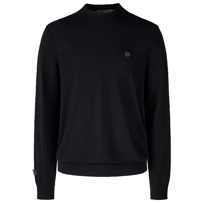 

Giovanni Valentino Men s Merino Wool Semi-High Collar Sweater XL