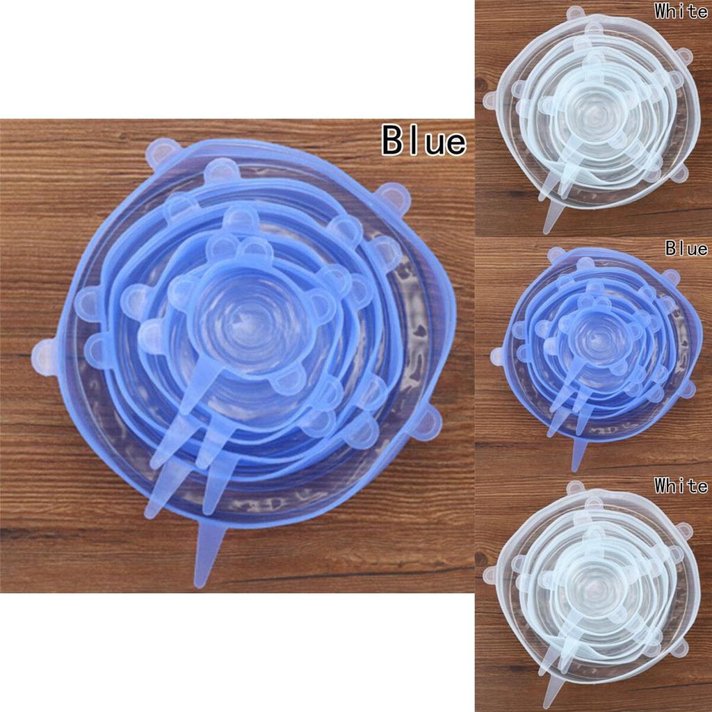 Vysoce kvalitní silikonové poklice na hrnce, mísy a potravinové nádoby pro dlouhotrvající čerstvost