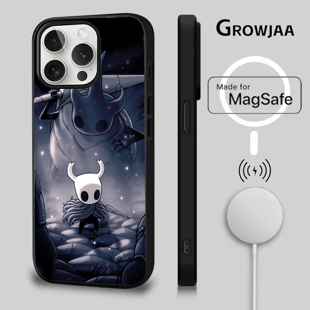 H-Hollow Knight Phone Case For iPhone 16e,16,15,14,13,12,11,Plus,Pro,Max,Mini Magsafe Magnetic Wireless Charging