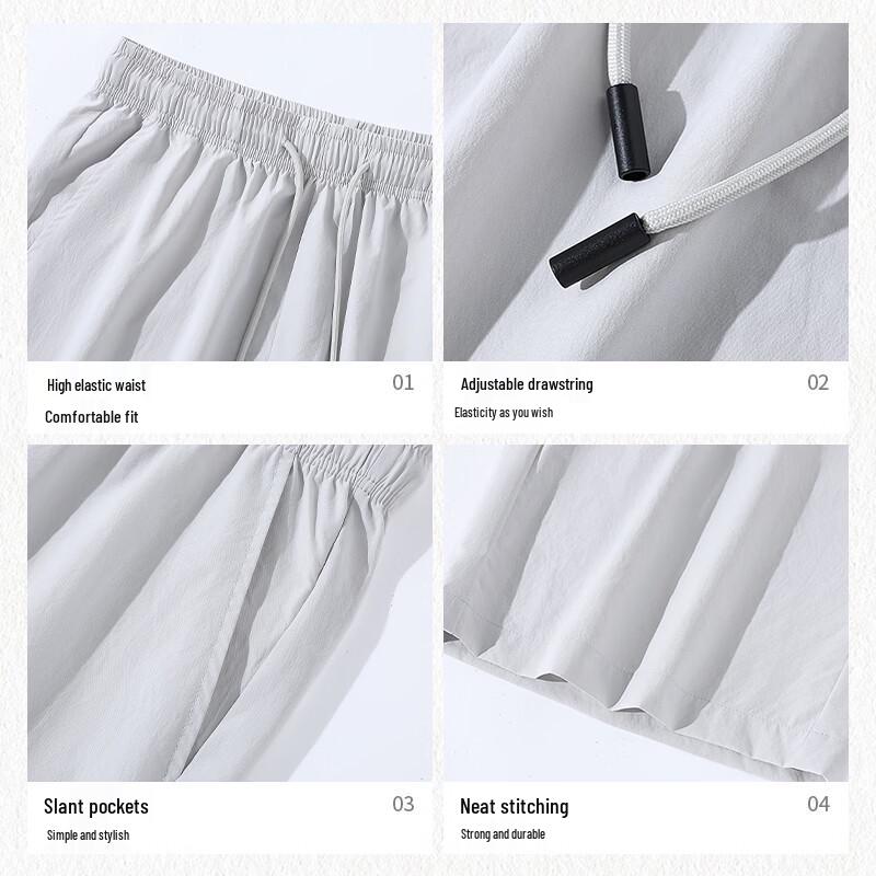 JEANSWEST LIFE Men's Casual Breathable Beach Shorts