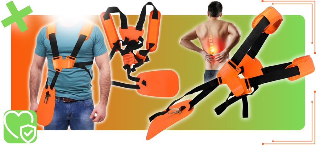 Strap Harness for Petrol Brushcutter Trimmer Adjustable Comfortable