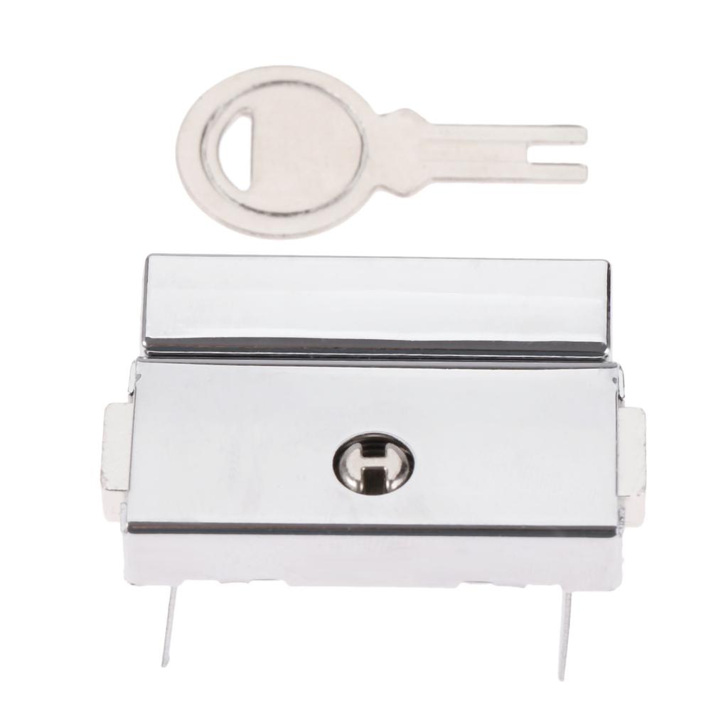 DRELD 33*25mm Box Hasps Zinc Alloy Lock Toggle Catch Latches for Jewelry Suitcase Buckle Clip Clasp Vintage Hardware Silver