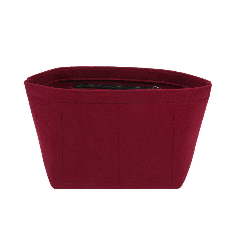 Felt Insert Bag Cosmetic Organizer Insert For Goyard Tote,Makeup Bags With Zipper, Inner Pouch Fit Luxury Handbags for Women