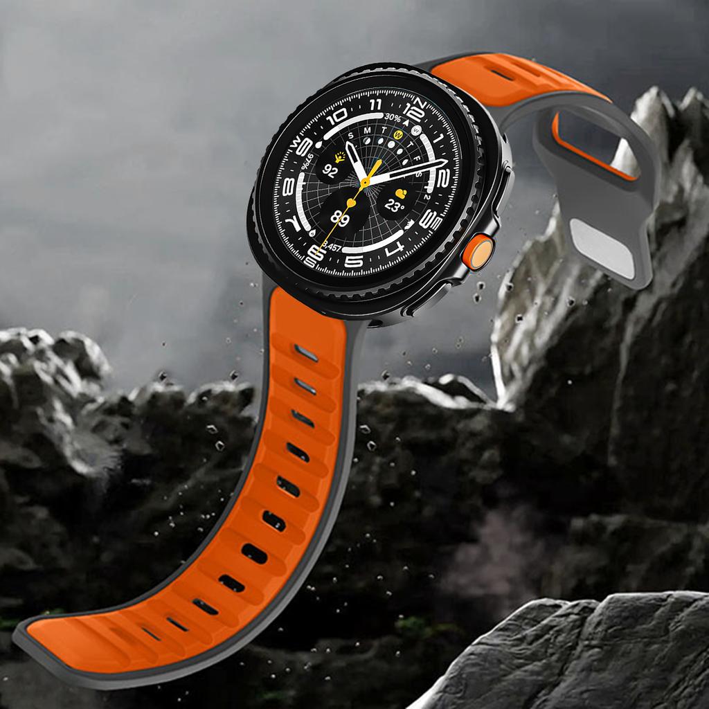 Sports Watch Band For Samsung Galaxy Watch 8 Classic 46mm Silicone Bracelet Watchband For Samsung Watch 8 44mm 40mm Correa Strap