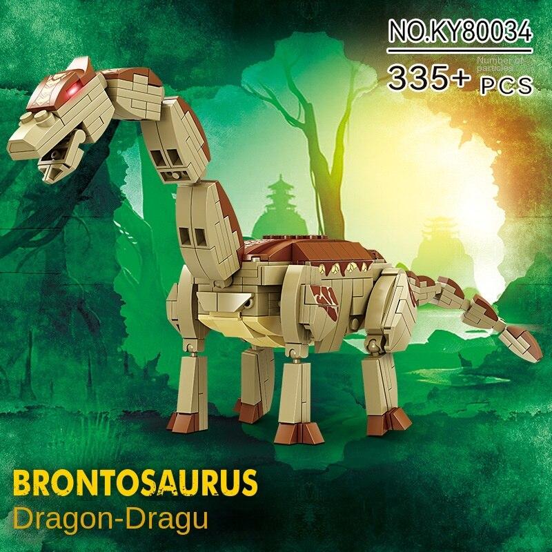 

KAZI мир динозавров, собранные строительные блоки, модель животного, детские строительные блоки, развивающая игрушка, подарок для мальчика