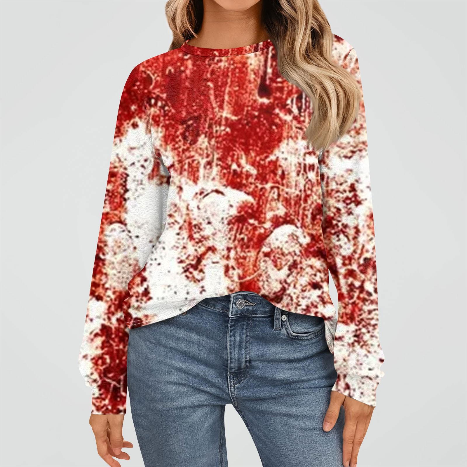 

Летний топ с круглым вырезом и 3D-принтом, модные повседневные женские футболки с длинными рукавами 5XL