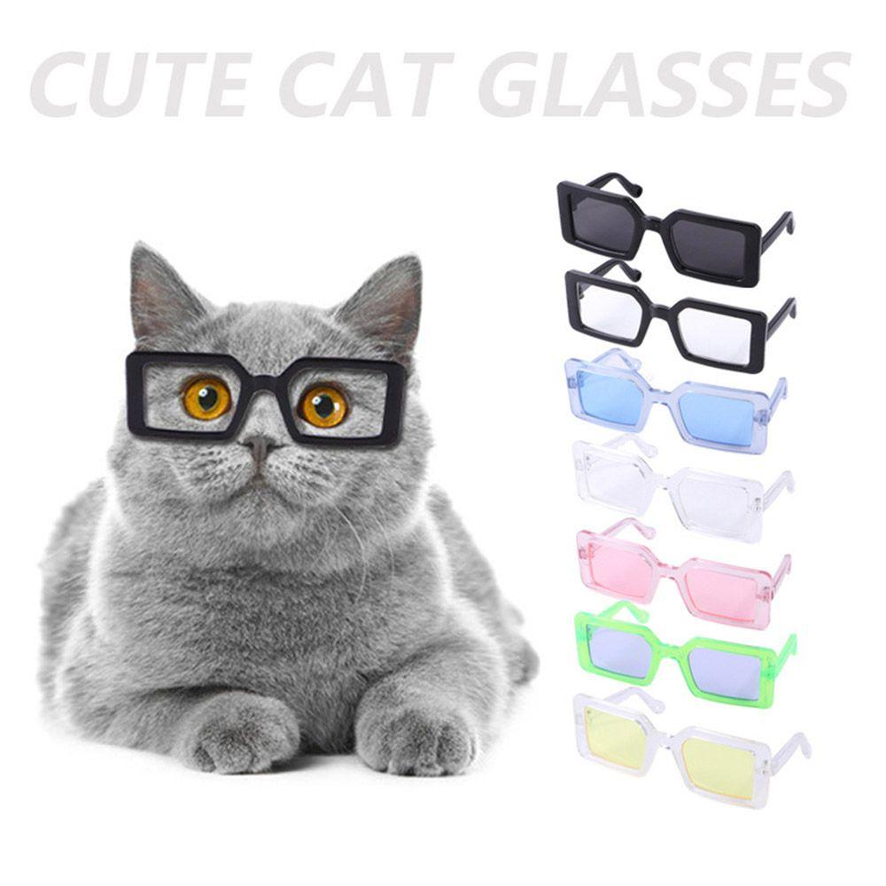 Pet Accessories Triangle Frames Mirror Photograph Props Cat Glasses Square Glasses Dog Sunglasses Dog Eyeglasses