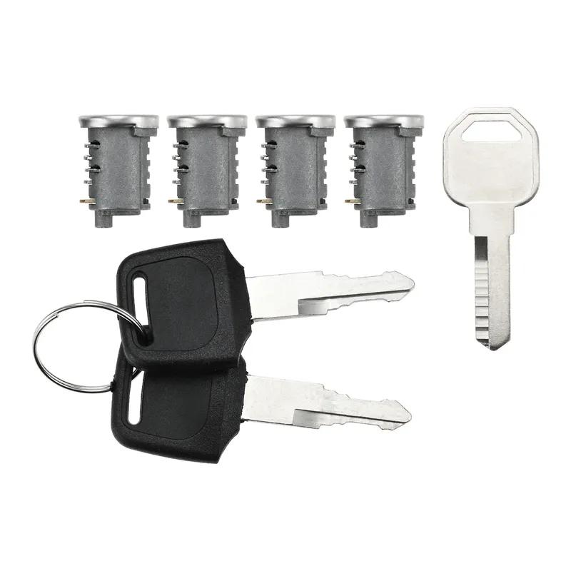 4Pcs Car Rack System's Lock Cylinder Kit Replacement SKS Cylinder Lock Fit for Yakima Frame System Auto Lockable Accessories