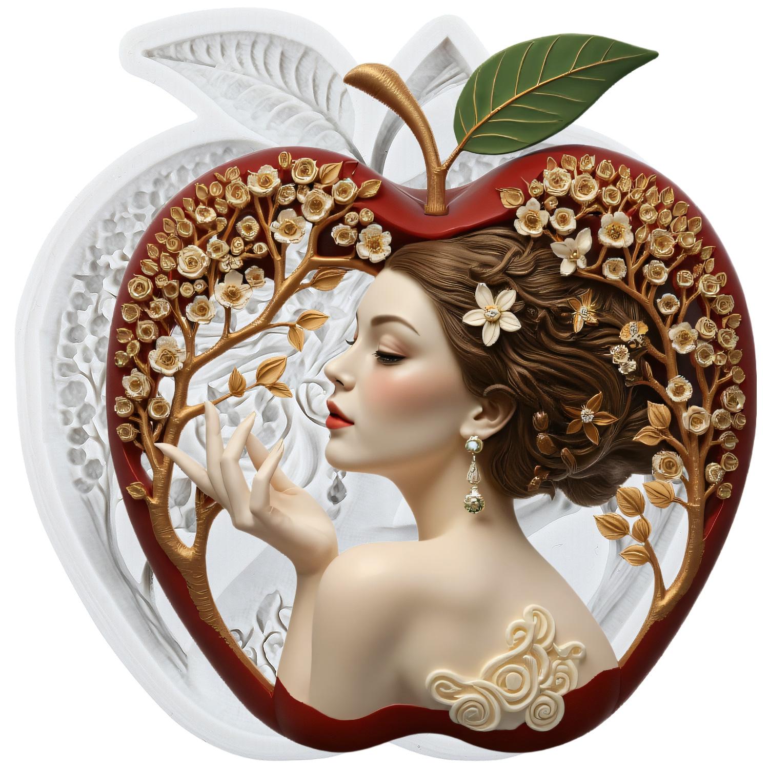 

Силиконовые формы Apple Форма для девочки из мастики Инструменты для украшения торта Топпер для кекса Конфета Шоколад Гампаста серый