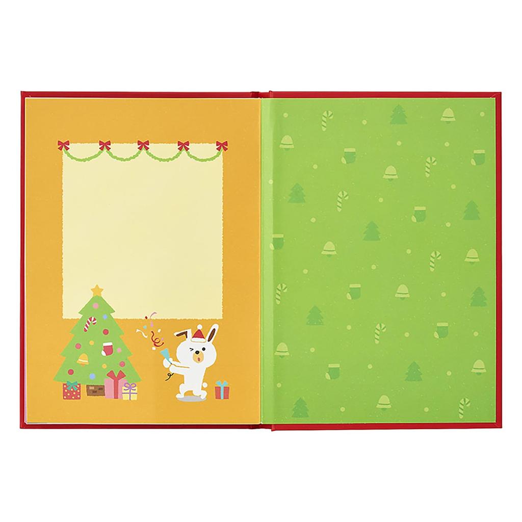 Sanrio Christmas Message Christmas Picture Book Words I Want to Deliver at JX 242624 Card, Card, "Four Christmas" 63-5