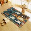 2025 Neuer Retro Patchwork Tier Teppich für Wohnzimmer Schlafzimmer Zuhause Sofa Dekoration, Kinderspiel Rutschfeste Fußmatte06