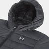 Under Armour Echo Comfortabele Capuchon Lange Mouw Rits Warme Waterdichte Jas Heren Jas Zwart 1385840-001