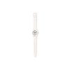 Swatch Originals Quartz Waterproof Minimalist Watch 34Mm White Dial Plastic Case Silicone Strap Unisex watches GW151O