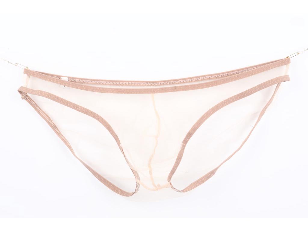 Slip bărbați din plasă cu talie joasă - Mărime mare C-034