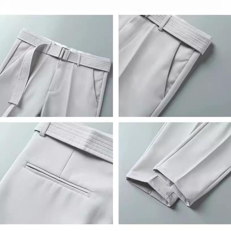 American Long Pants Men's Spring and Summer Nine-point Pants Men's Business Nine-point Pants Casual Dress Slim Straight Pants Men