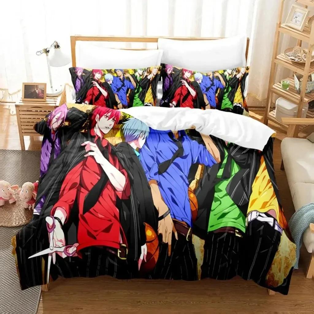 3D Anime Kuroko'S Basketball Printed Bed Set Duvet Cover Pillowcase Bedding Set Bed Linen Sheet Quilt Cover Full Queen King Size