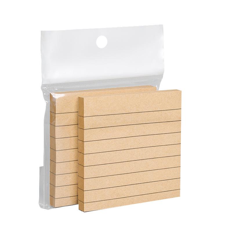 Creative Minimalist Sticky Notes: Strong Adhesion, Tear-Free, Portable Notebook for Students & Office Use
