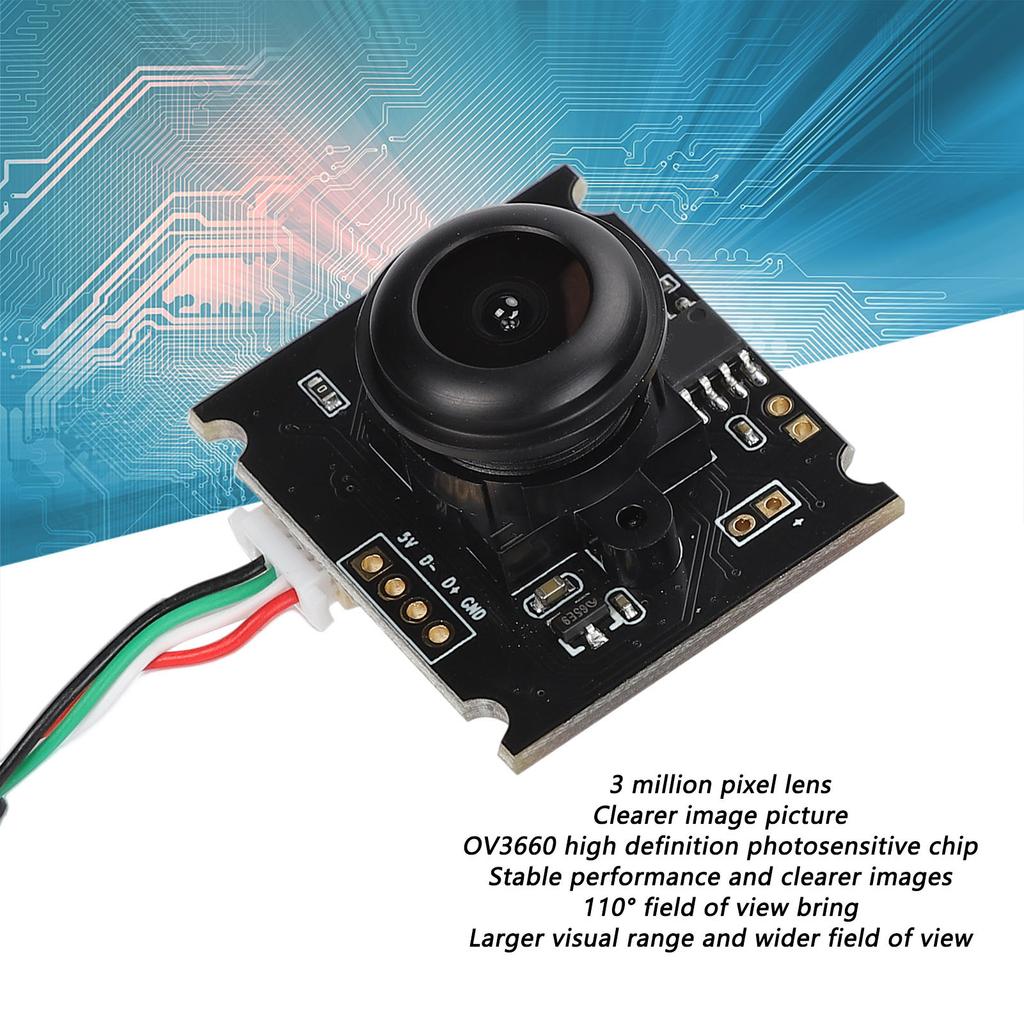 Buy Camera Module HD 3MP Mini USB2.0 Webcam Board Manual Focus for ...