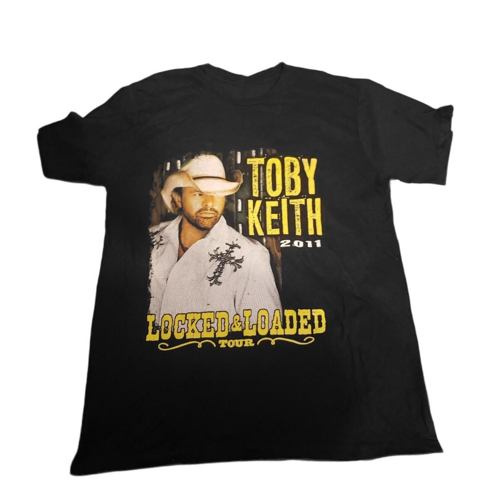 

Toby Keith 2011 Locked and Loaded Gift For Fans Unisex All Size DO164 Unisex T-Shirt L