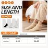 Women  Thickened  Winter Socks with Fleece Lining  Anti-Slip Soft  Short Home  Socks for  Warmth and Comfort In Cold Weather