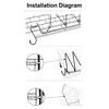 30Pcs Christmas Light Clips Metal Gutter Hooks Strong Load-bearing Weatherproof