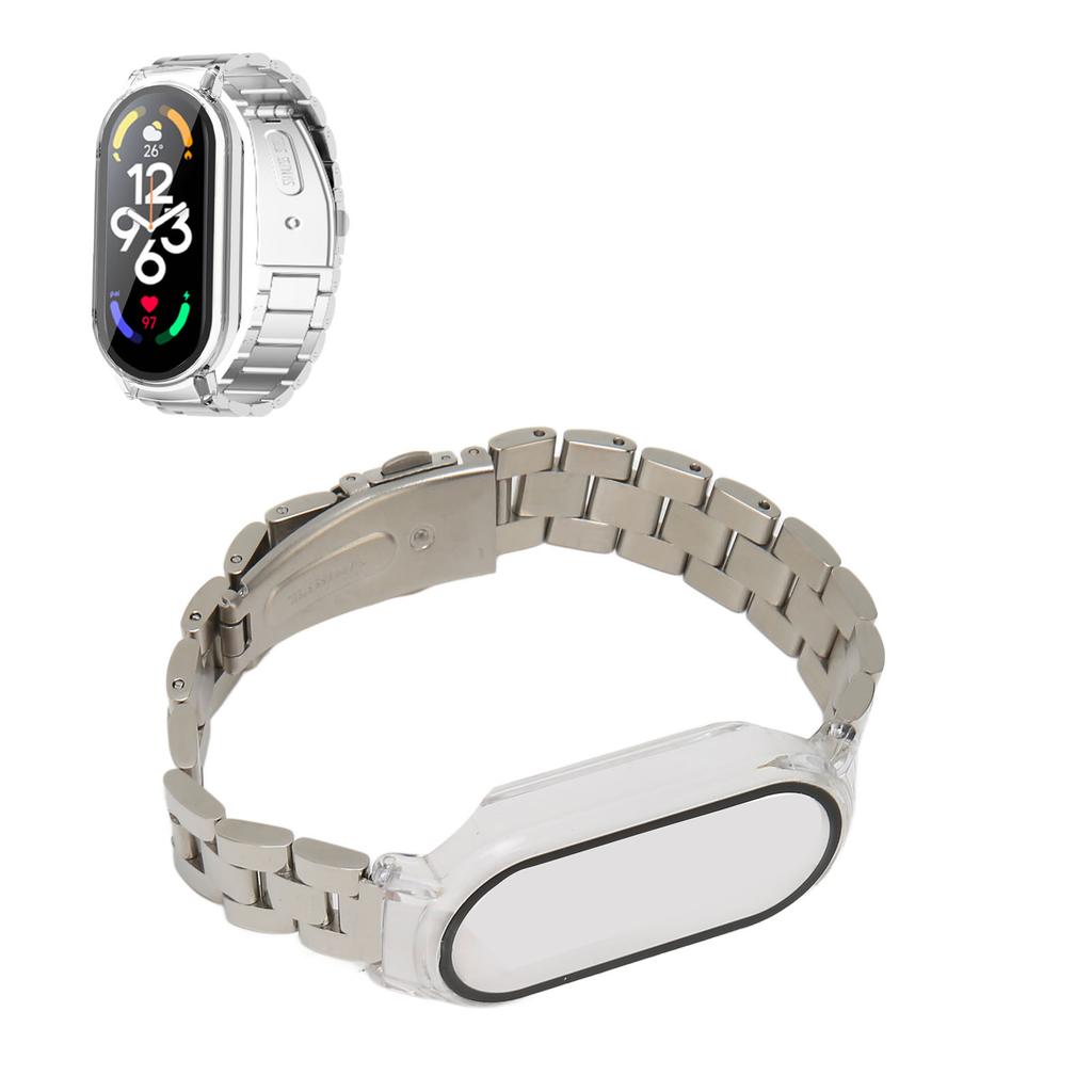 Watch Wristband Easy Adjust Full   Stainless Steel Replacement Strap for   Band 7