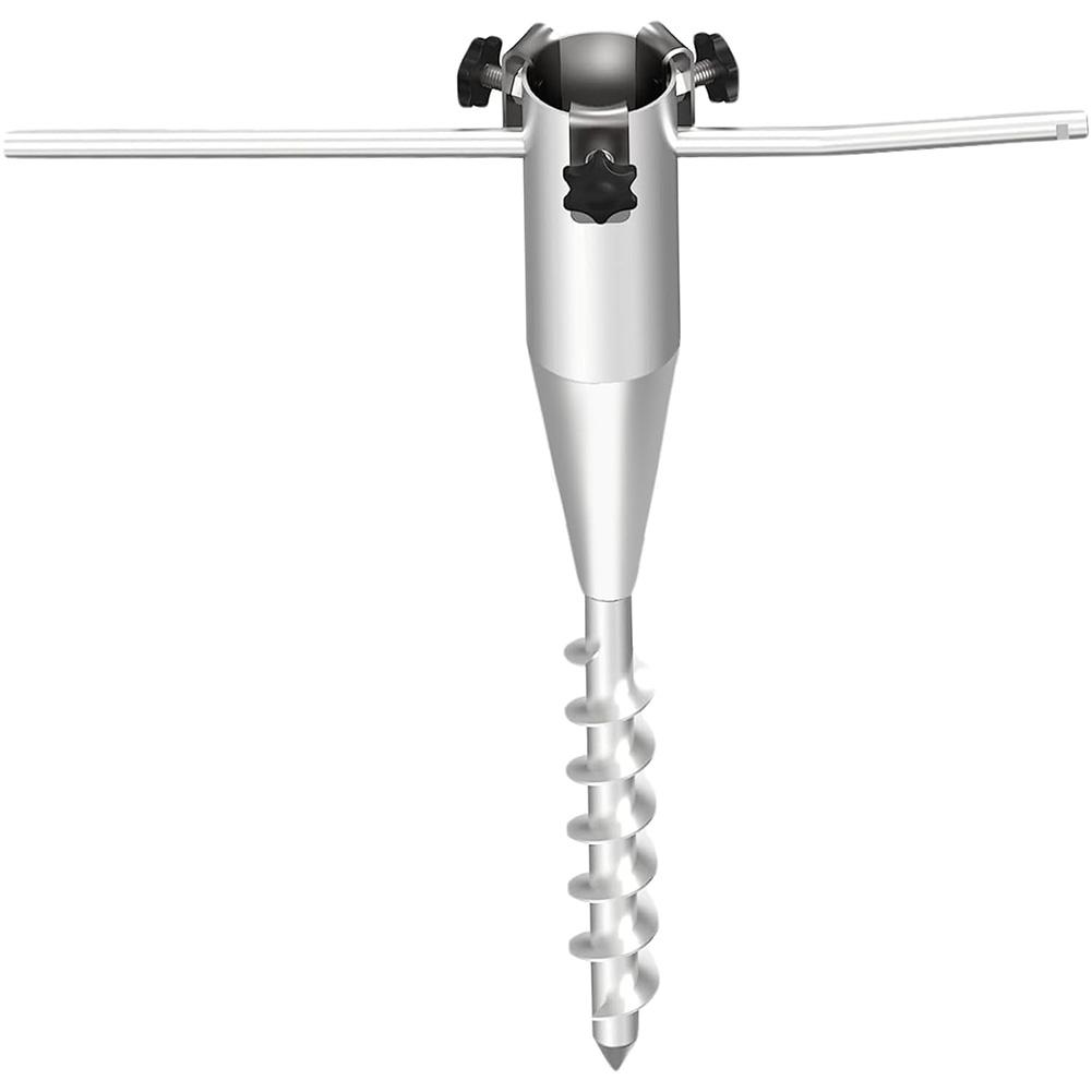 Beach Umbrella Sand Anchor Heavy Duty Metal Umbrella Stand Portable Umbrella Anchor Base for Outdoor Yard Garden