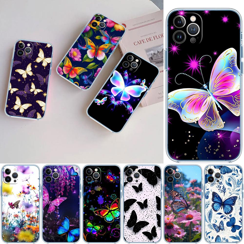 FM17 Colorful Butterfly Case for Motorola G10 G20 G30 G31 G32 G34 G35 G41 G42 G50 G51 G52 G55 G60 G60S G62 G71 G72 G75