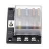 6 Way Blade Fuse Block Fuse Box Holder with LED Indicator 16Pcs Fuses for Automotive Car Truck Boat